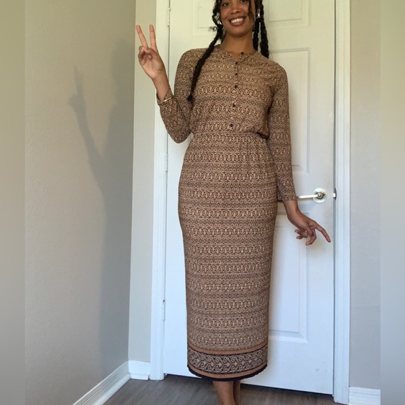 90s tribal skirtset - Picture 3 of 6